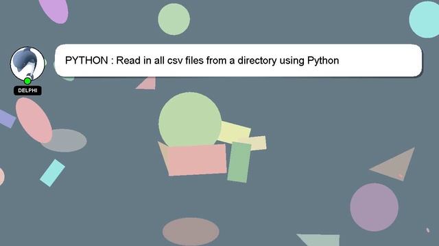 PYTHON : Read in all csv files from a directory using Python смотреть онлайн