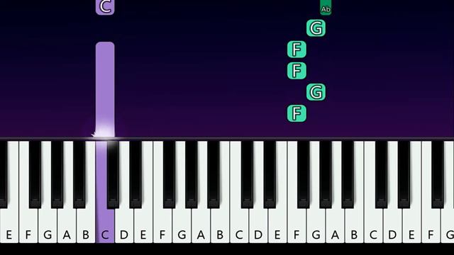 Ali Gatie - Perfect EASY PIANO TUTORIAL смотреть онлайн