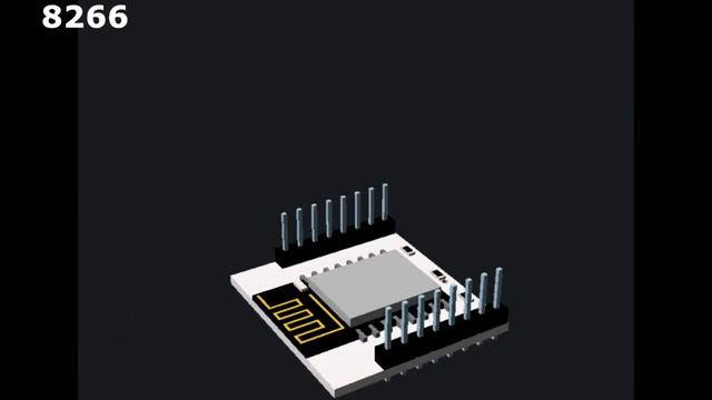 OpenScad Adaptateur pour module ESP12 ESP8266MOD смотреть онлайн
