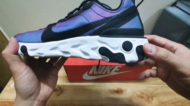 Nike React Element 55 "after 6 months" premium Version смотреть онлайн