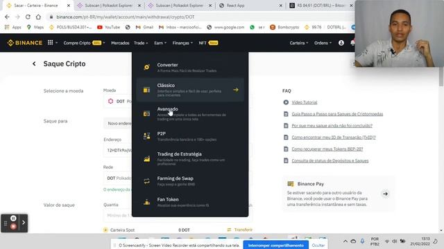 Arbitragem da Binance x BitcoinTrade - Polkadot/DOT смотреть онлайн