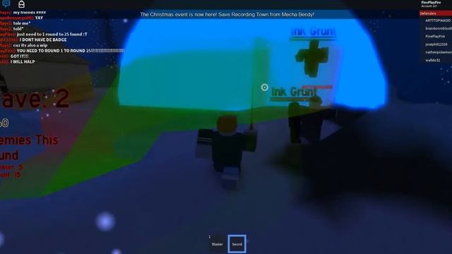 Roblox The Ink Well: Bendy RP CHRISTMAS TAKE DOWN(BADGE GET!) FULL GAMEPLAY смотреть онлайн