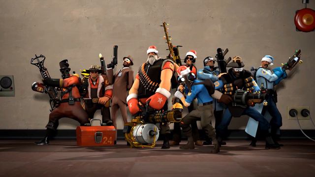 Team Fortress 2 Анимированный постер — Let it snow смотреть онлайн