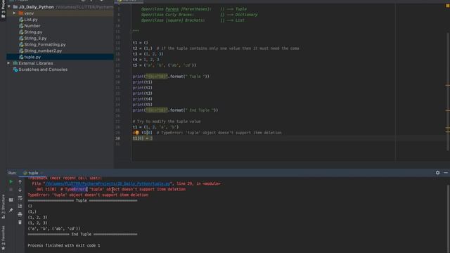 JD with Daily Python Practice ( Tuple Part 2) смотреть онлайн