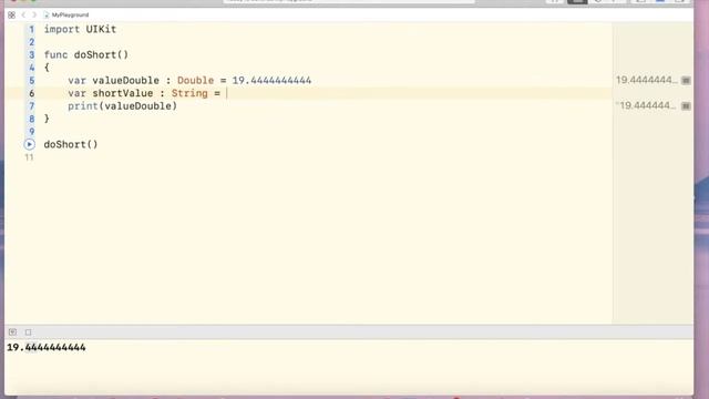 How to short Decimal point (Double) value in Swift смотреть онлайн
