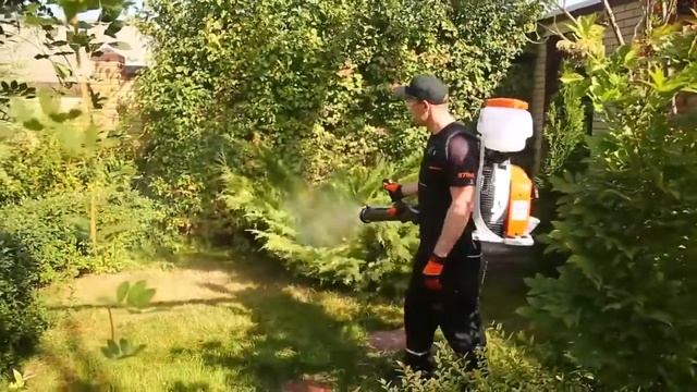 Бензиновый опрыскиватель STIHL SR 450 смотреть онлайн