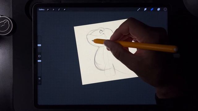 Procreate Character Design Sketches on iPad Pro смотреть онлайн