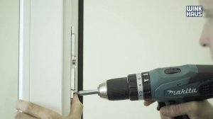 Монтаж балконной защелки Winkhaus BK WSK 121