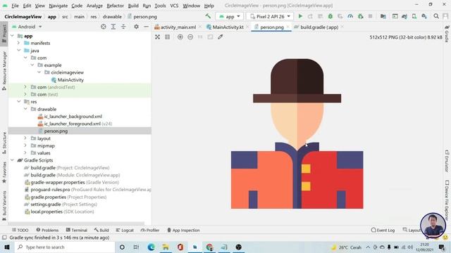 Circle ImageView - Android Studio Tutorial (Kotlin) смотреть онлайн