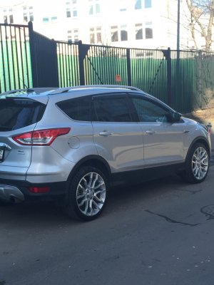 Ford kuga 2 - установка рейлингов