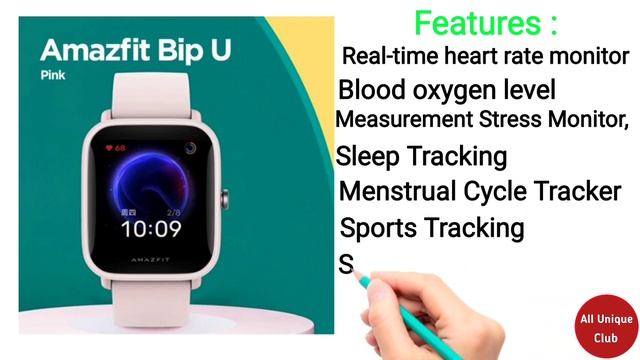 Amazfit Bip U Full Review || Best Smartwatch Amazfit Bip U 2022 | All Unique Club смотреть онлайн