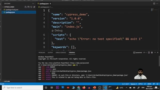 Cypress Project Setup смотреть онлайн