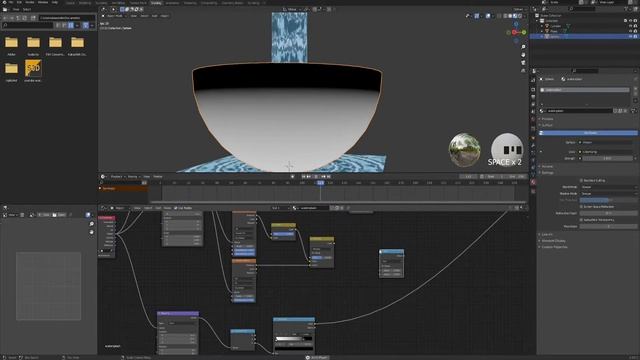 Procedural anime style water shader in Blender - TUTORIAL смотреть онлайн