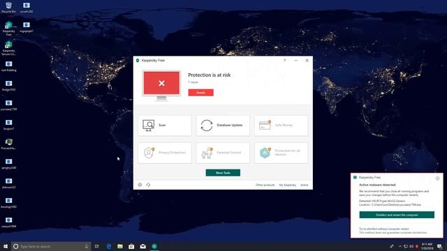 Kaspersky Free Antivirus Review | System Watcher Test смотреть онлайн