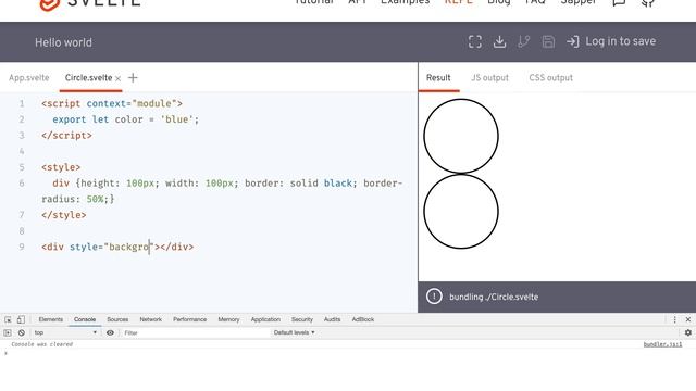 Svelte - Module script tag (context="module") смотреть онлайн