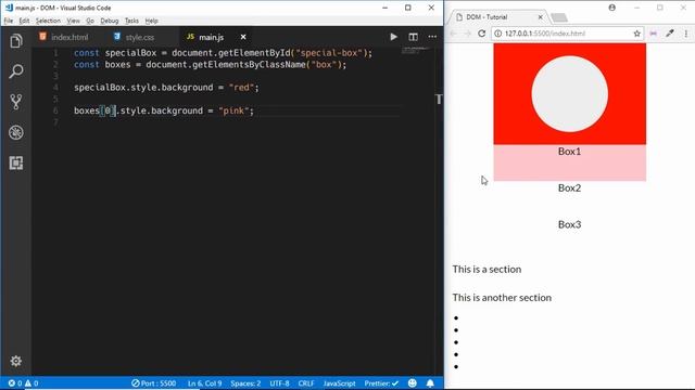 Accessing DOM elements using Javascript | GTCoding смотреть онлайн
