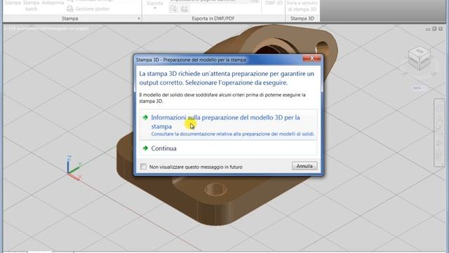 Corso di AutoCAD 3D: stampa 3D (STL) смотреть онлайн