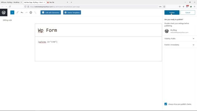 How To Create Your First Contact Form Using WPForms | WordPress Tutorial смотреть онлайн