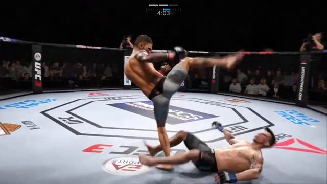 Жёсткая заруба! Коди Гарбрандт vs Томас Алмейда UFC 3 CPU VS CPU смотреть онлайн