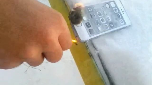 Краш тест iPhone 6 - сгорел [HD] смотреть онлайн