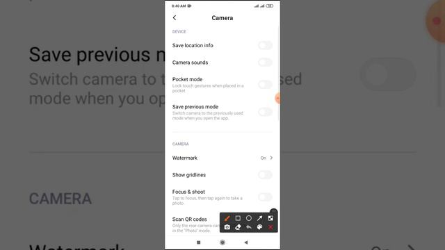 Xiaomi mobile 5 Important setting on camera смотреть онлайн