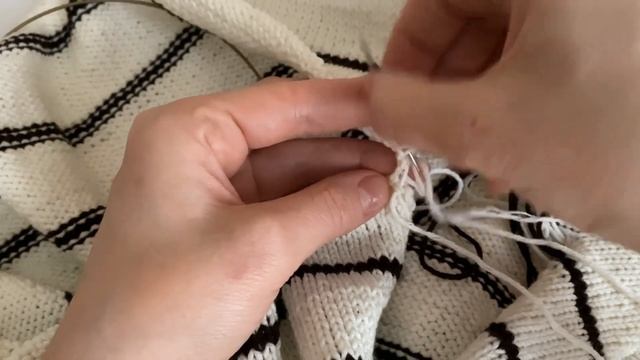 Джемпер в полоску спицами. Мастер-класс смотреть онлайн