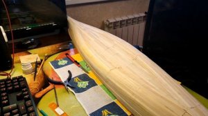 Вторая часть сборки модели линкора Бисмарк 1:200