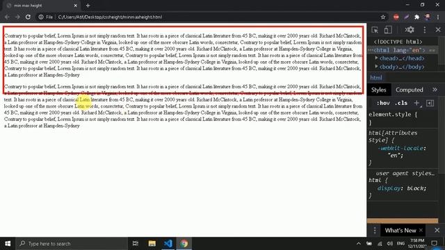 min height and max height Css properties tutorial-25- in (Hindi/Urdu) смотреть онлайн