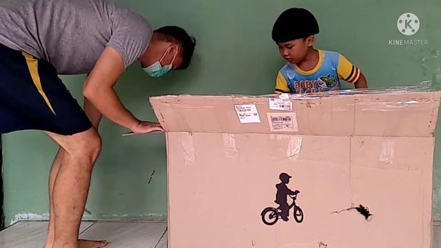 Unboxing dan cara merakit Sepeda BMX Anak Trex 16 inch beli tanpa uang langsung смотреть онлайн