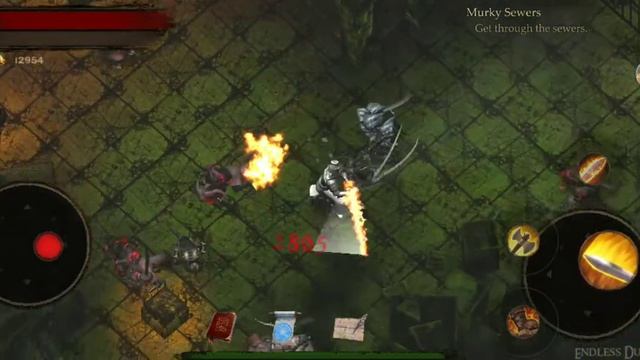 PowerLust: Gameplay Level 20 Flaming Templar Dungeon Crawling. смотреть онлайн
