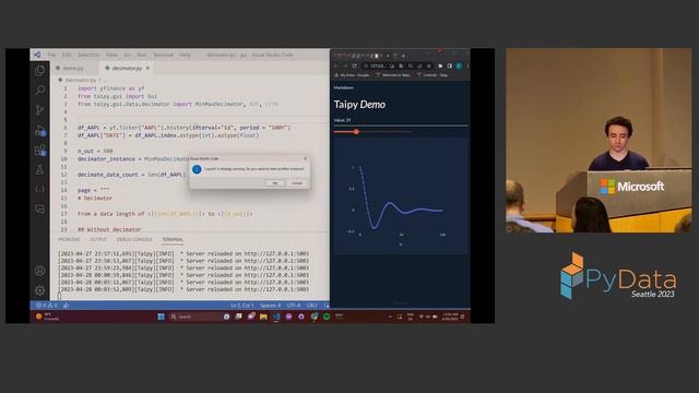Gosselin & Jacta - How to build stunning Data Science Web applications in Python with Taipy смотреть онлайн