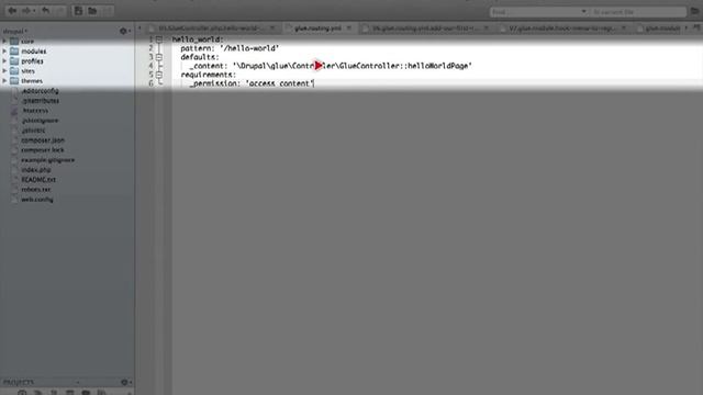 11. Reviewing the code in our routing.yml file смотреть онлайн