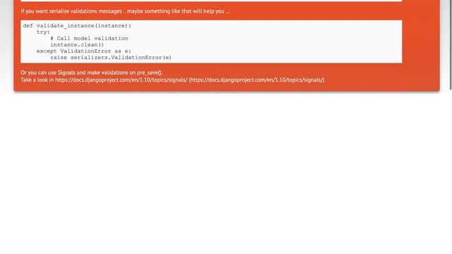 Common custom validation for DRF and Django admin смотреть онлайн