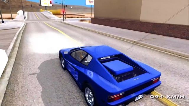 Ferrari Testarossa 1986 - GTA San Andreas _REVIEW смотреть онлайн