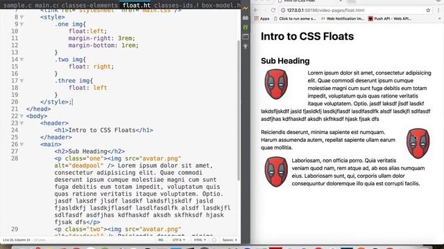 CSS Float and Clear Properties смотреть онлайн