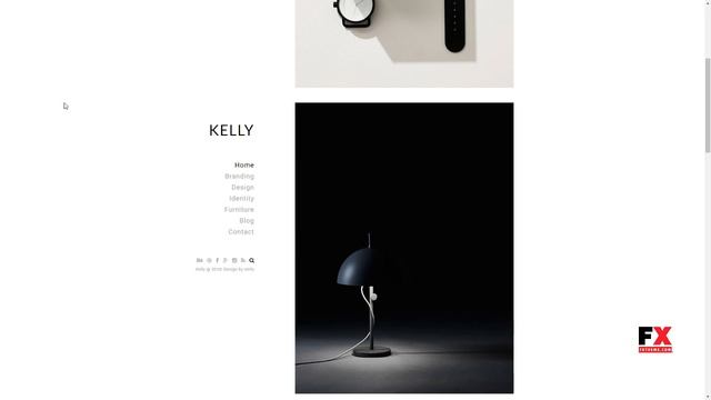 Kelly - Minimal Portfolio and Photography WordPress Theme Wind смотреть онлайн