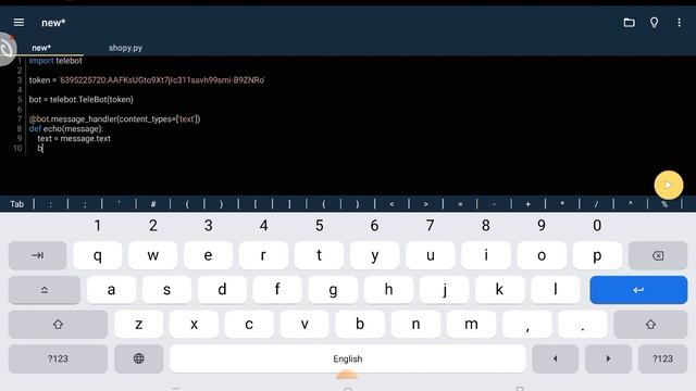 первый бот на python смотреть онлайн