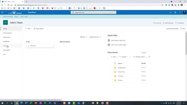How to add Plans from Planner to a SharePoint Site смотреть онлайн