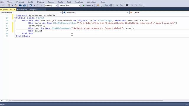 Programming with VB.net: Count records in access database with and without duplicate values смотреть онлайн