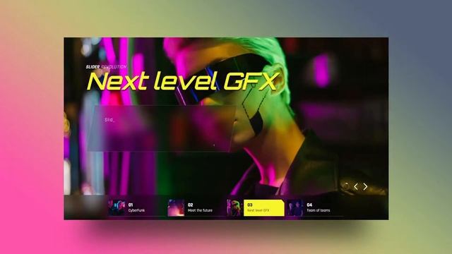 Cyber Glitch Effect Slider For WordPress смотреть онлайн