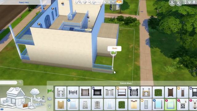Piano Hall (Sims 4 Lounge Build) смотреть онлайн