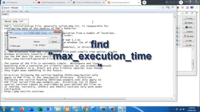 How To Fix: Fatal error maximum execution time of 30 seconds exceeded in xampp solved | phpMyAdmin смотреть онлайн