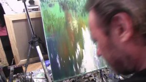 Поросшая заводь научиться рисовать маслом, уроки живописи в Москве Сахарова