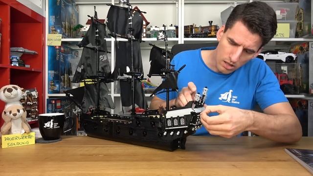 Top Black Pearl von MOC Your Bricks aus knapp 3000 Teilen! Mould King® 13111 смотреть онлайн