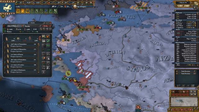 EU4 Imperium Universalis Mod 2.2 Lydia Let's Play Campaign EP6 The Ionian Wars Begin смотреть онлайн