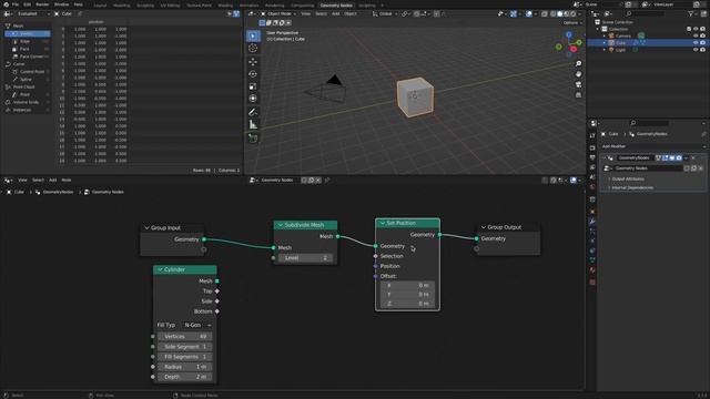 Transfer Attribute very Basic (Geometry nodes, Blender) смотреть онлайн