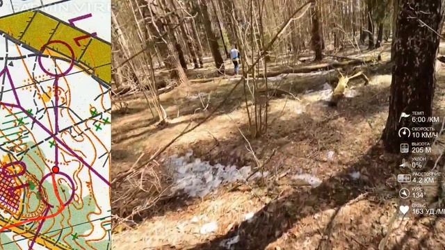 Спортивное ориентирование (headcam orienteering) - Кубок Ярцево, карьер "Максимка" - 10.04.2022 смотреть онлайн
