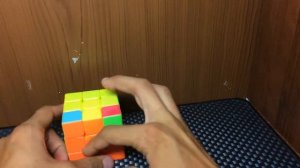 Как собрать жёлтый крест на кубике Рубика 3х3х3