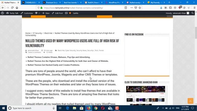 Nulled Themes Contains Viruses, Malware, Pop-Ups and Advertising смотреть онлайн