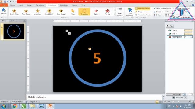 MS PowerPoint 2010 Tutorial in Hindi || How to make a power point countdown timer смотреть онлайн